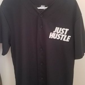 2 pc lot mens/boys BUSHWICK/JUST HUSTLE MED